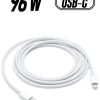 كابل USB-C إلى Lightning - 2 متر أبيض أبيض